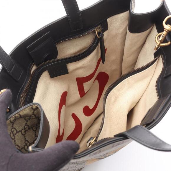 GUCCI Cream Leather Tote Bag - Picture 3 of 13